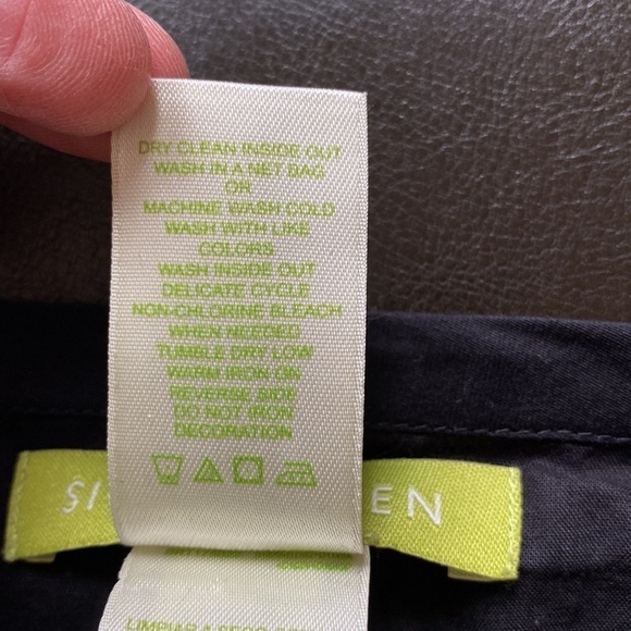 🌼Sigrid Olson Skirt Womens 10 embroidery sequence Cotton lined Preppy floral - Picture 5 of 5